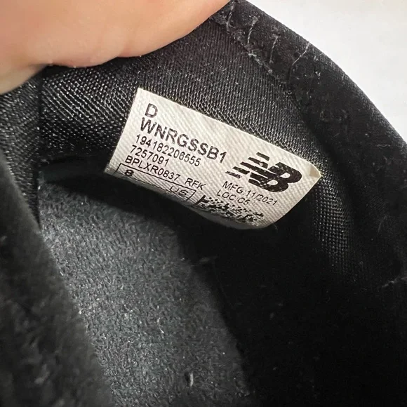 New Balance Women’s Nergize Sport V1 Black Cross-Training Sneakers - Picture 3 of 4